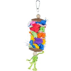 62518 Medium Laundry Day Bird Toy, Assorted Color - Pack Of 72