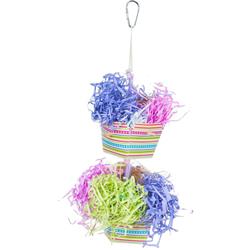 62672 Baskets Of Bounty Bird Toy, Assorted Color - Pack Of 72