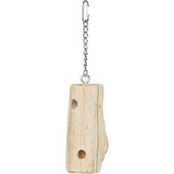 62821 Medium Woodpecker Bird Toy, Natural Wood - Pack Of 36