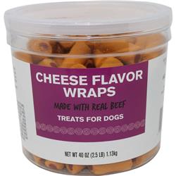 17070 40 Oz Weenie Wraps Dog Treats, Cheese