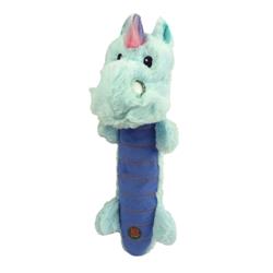 68536 15 In. Light Ups Unicorn Dog Toy - Blue, Pack Of 24