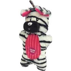 68554 9 In. Peek-a-boo Zebra Dog Toy - Multicolor, Pack Of 24