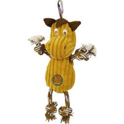 68559 12 In. Ranch Roperz Horse Dog Toy - Brown