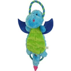 68563 17 In. Magic Mats Dragon Dog Toy, Blue - Pack Of 48