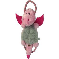 68564 17 In. Magic Mats Dragon Dog Toy, Pink - Pack Of 48