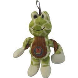 68570 7 In. Baby Pulleez Frog Dog Toy - Green, Pack Of 24