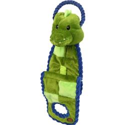 68581 20 In. Tuginator Gator Dog Toy - Green, Pack Of 24