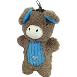 68594 9 In. Peek-a-boo Donkey Dog Toy - Brown, Pack Of 24