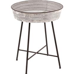 Deer Park Ironworks Cd138 Galvanized Round Planter, Extra Large - Pack Of 2