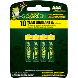 24002 AAA Alkaline Battery, Pack of 4 - Case of 12