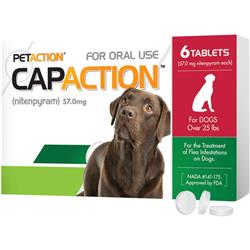 711650130006 25 Lbs Petaction Capaction For Dogs, 6 Tablets