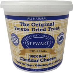 401719 20 Oz Stewarts Freeze Dried Treats For Dogs, Cheddar Cheese - Pack Of 6