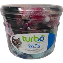 80540 Nclcat Turbo Monster Wand With Feathers Canister - Multicolor, 33 Piece - Pack Of 8