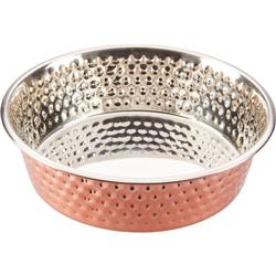 58562 1 Pint Honeycomb Non Skid Stainless Steel Dish - Copper, Pack Of 72