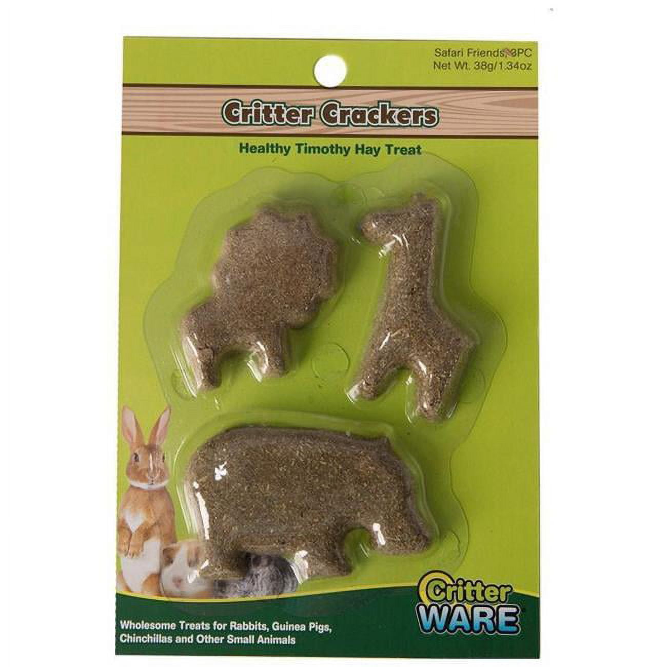 Ware Manufacturing 13028 Safari Critter Crackers, 3 Piece - Pack Of 48