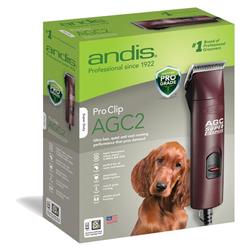 23280 No. 10 Proclip Agc Super 2-speed Clipper For Pets, Burgundy - Pack Of 6