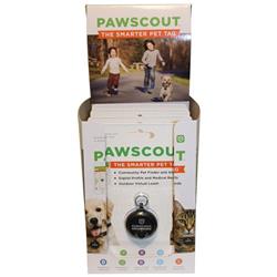 91002 Pawscout Smarter Pet Tag Dog Cat Tag Display - 4 Count - Pack Of 6