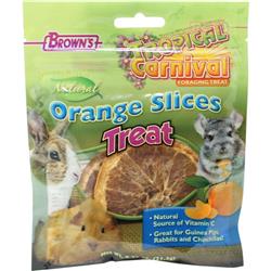 44945 0.75 Oz Tropical Carnival Natural Orange Slices Sa Treat - Pack Of 8