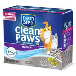 Clorox Petcare Products 31885 12.6 Lbs Fresh Step Clean Paws Multi Cat - Pack Of 3