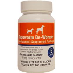 011-291005 Tapeworm Dog Capsule, 5 Count