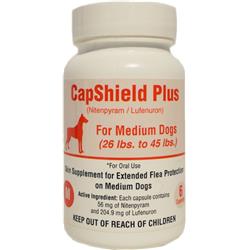 011-291021 26 To 45 Lbs Capshield Plus For Medium Dogs, 6 Count