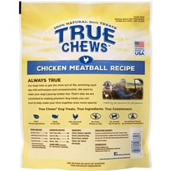 10366172303 12 Oz True Chews Premium Meatball Recipe Treats