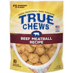 10366272303 12 Oz True Premium Meatball Recipe Treats Chews For Dogs