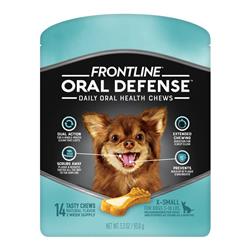710052010014 Frontline Oral Defense Daily Oral Health Chews, Extra Small - 14 Count