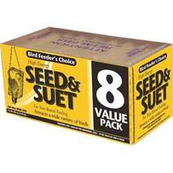 C & S Products Ddv608501n 11 Oz C & S Bird Feeders Choice Seed & Suet Value, Pack Of 8