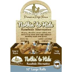 152bx 10 In. Nothin To Hide Rawhide Alternative Large Roll - 24 Per Box
