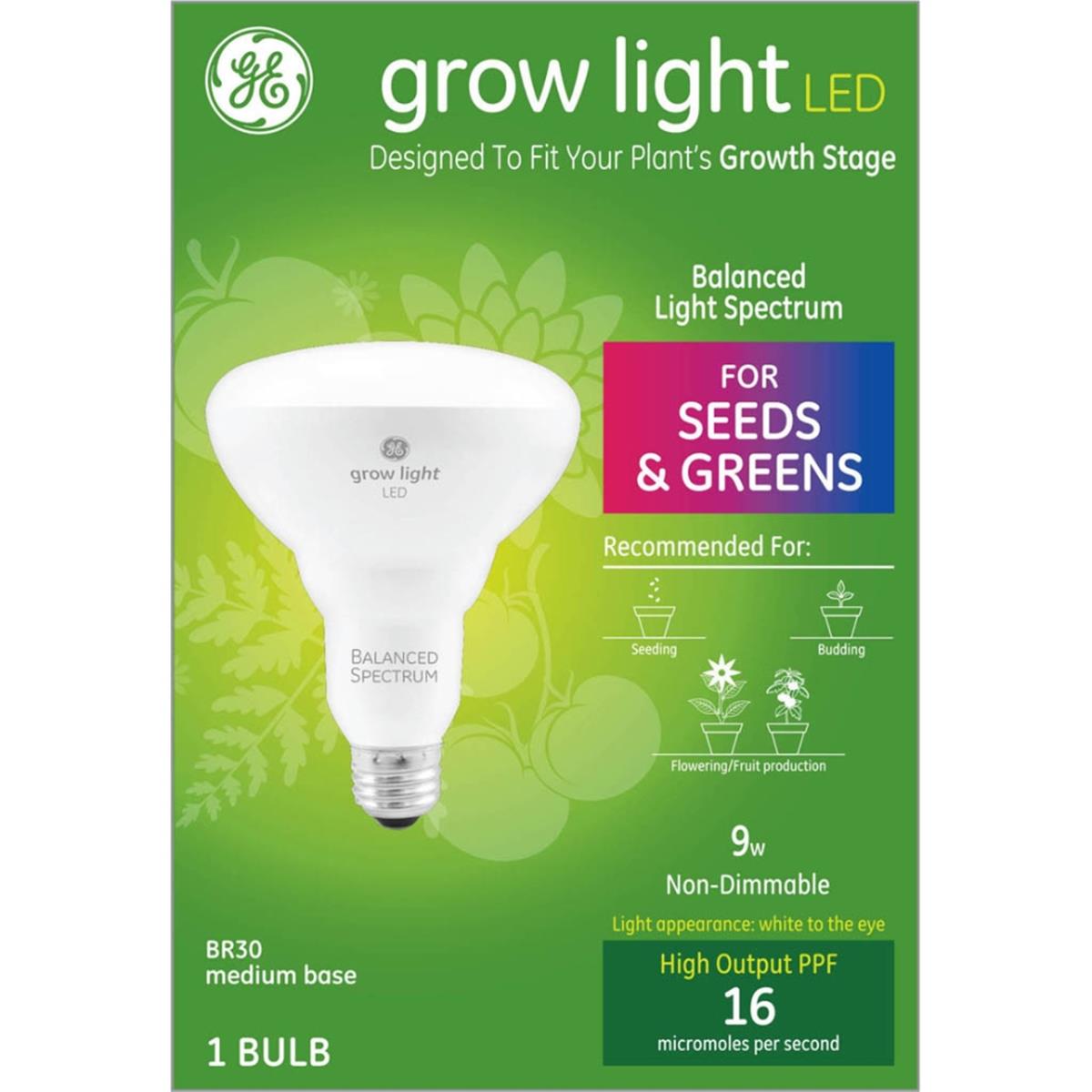 93101230 9 Watt Grow Light Led Bulb For Seed & Greens