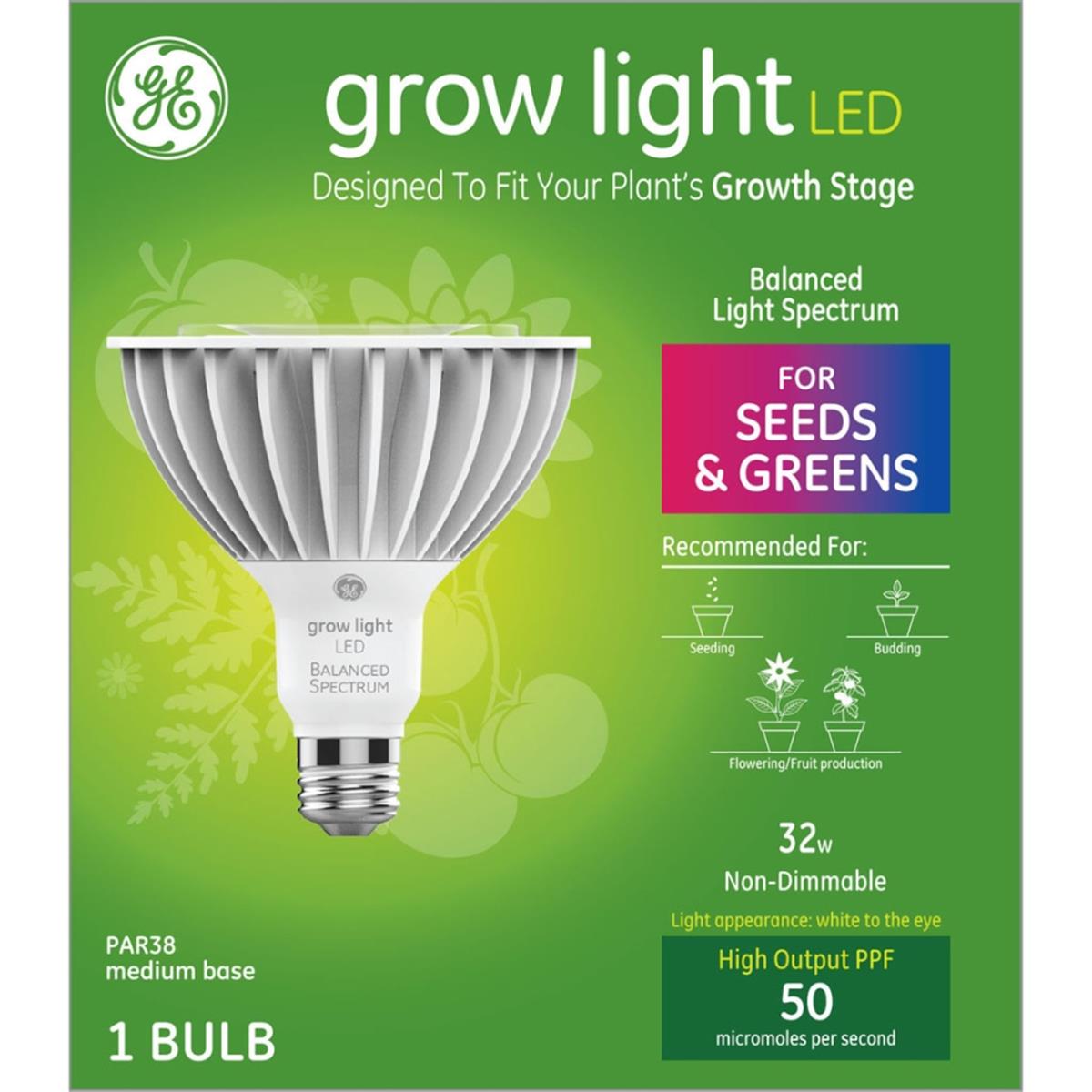 93101232 32 Watt Grow Light Led Bulb For Seed & Greens