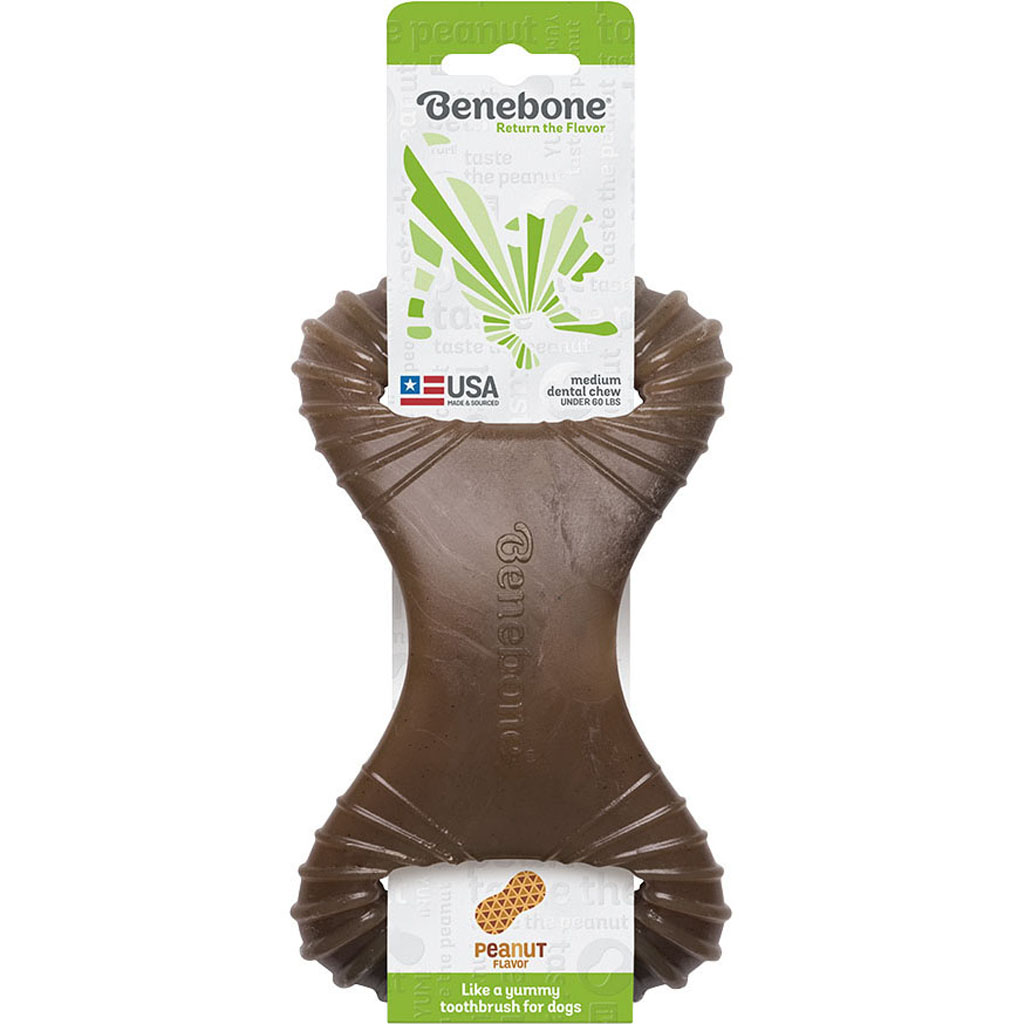 861350 Dental Chew Toy - Peanut Butter - Medium