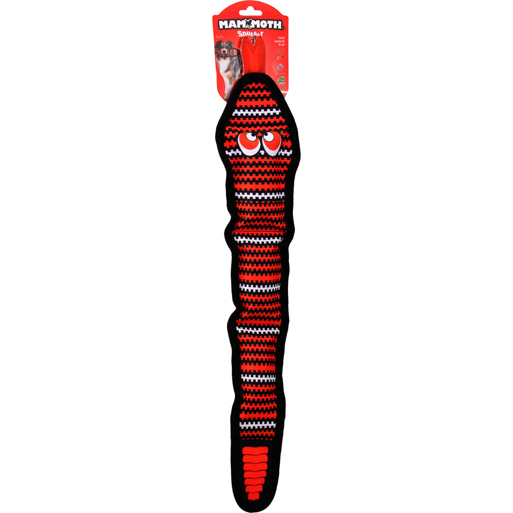 75002B Squeaky Snake Dog Toy - Multi Color - 25 in.