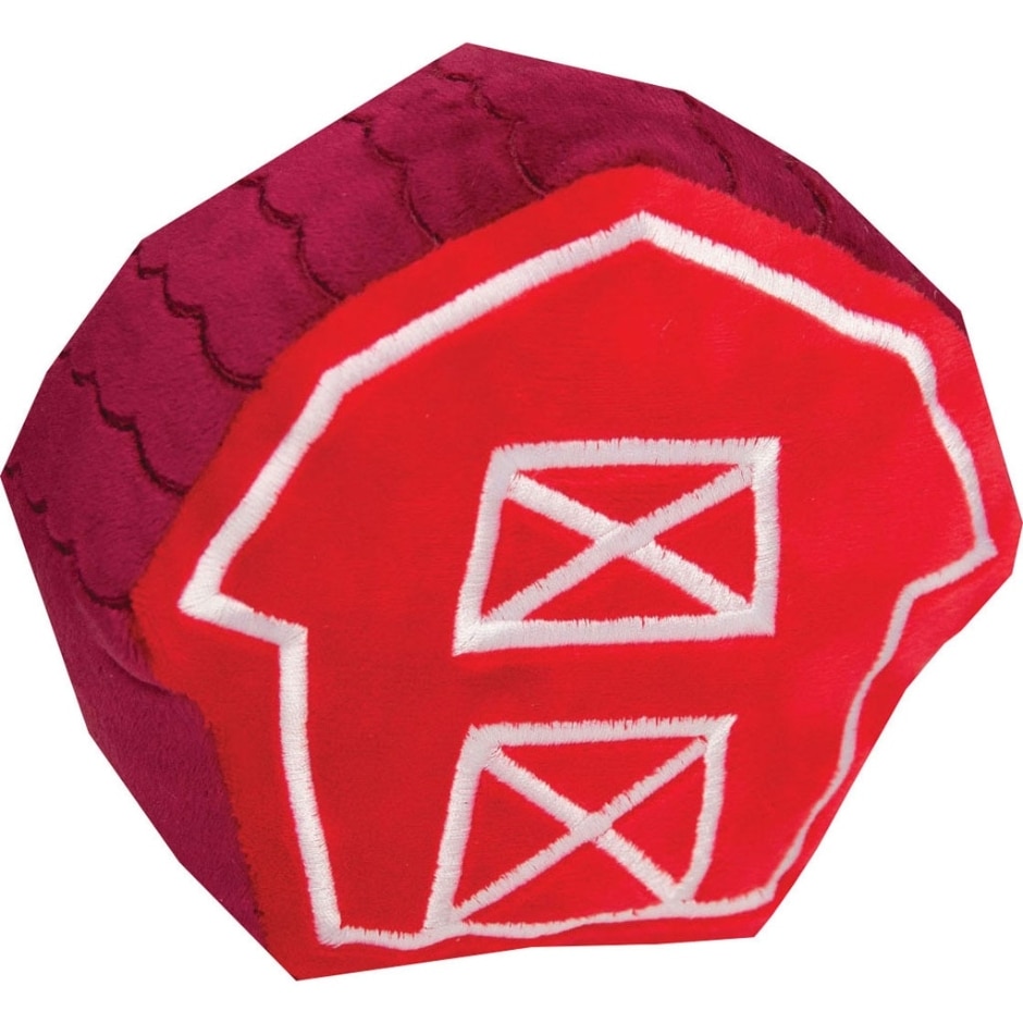 99646 7 in. The Barn Dog Toy, Red