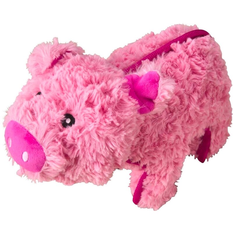 54944  Dura-Fuse Snuggle Pig Dog Toy - 10 in.