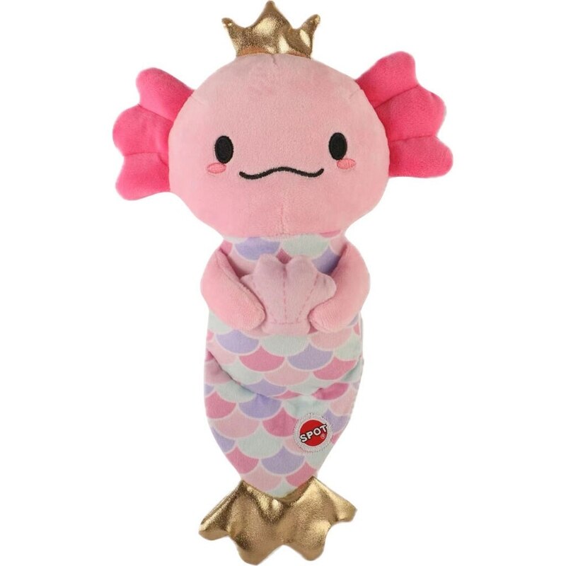 54965 Axolotl Plush Mermaid Dog Toy - 10 in.