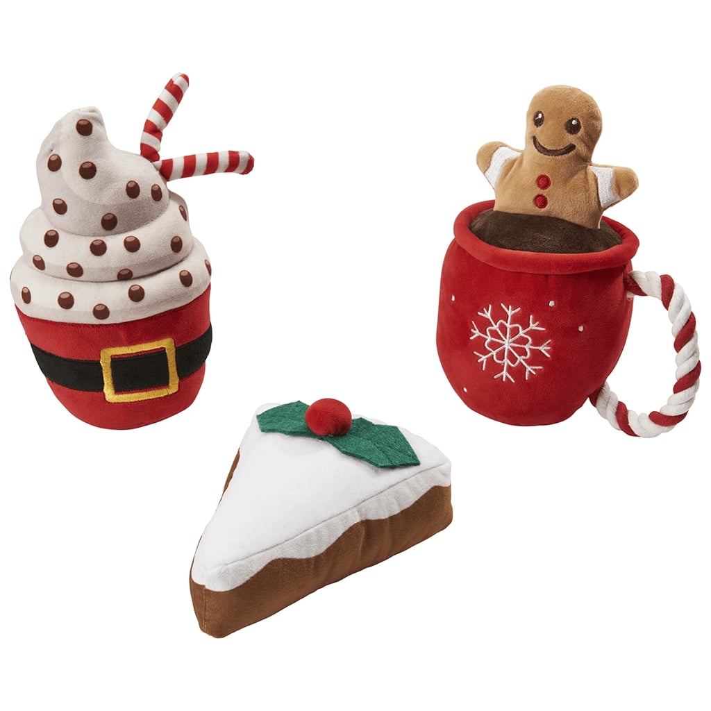 58375 6 in. Holiday Yummies Dog Toys