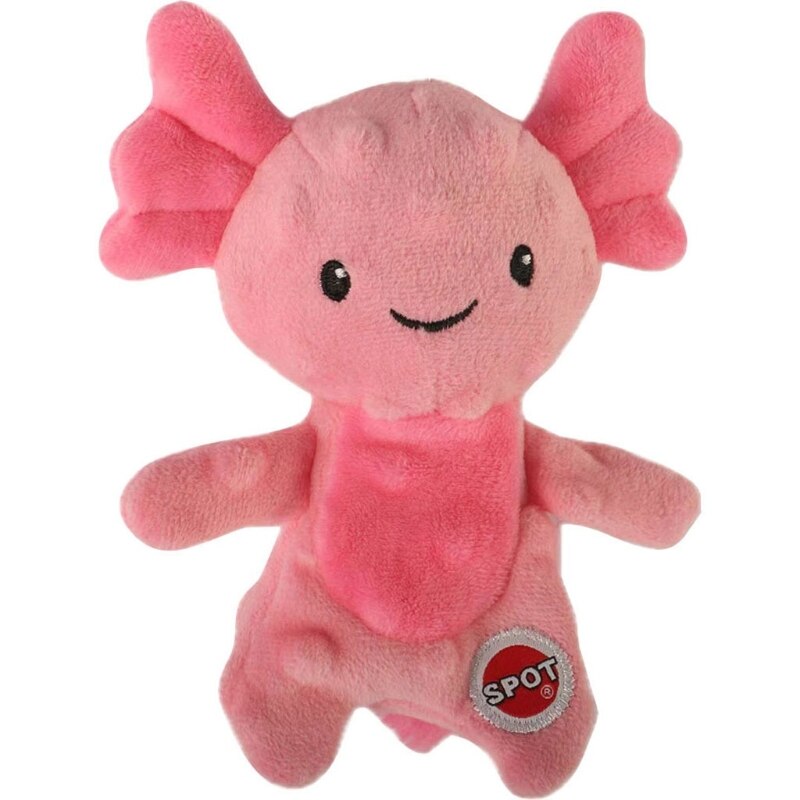 54962 Axolotl Stuffing Free Plush Dog Toy - 6 in.