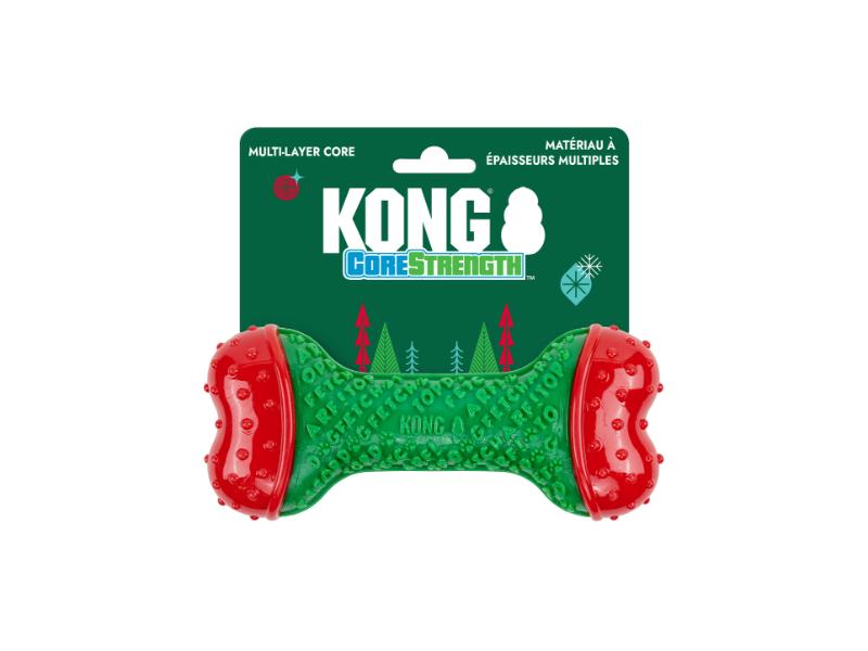 H26D121 Holiday Corestrength Bone Dog Toy - One Size