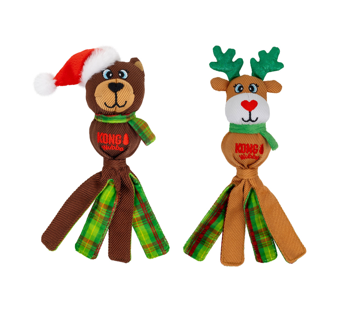 H26D148 Holiday Wubba Dog Toy, Assorted Color