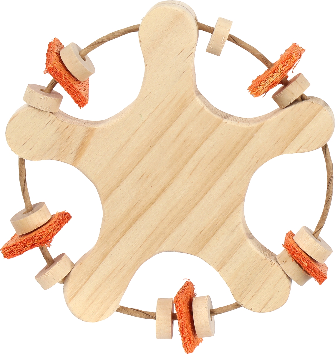 13147 8 in. Luck-E Star Small Animal Chew Toy