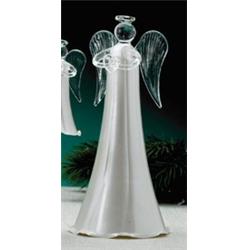 D364lg Pearl White Angel Ornament