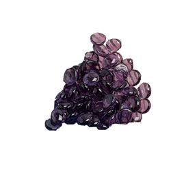 A110bgc Burgundy Glass Decorative Gems Pack, 50 Lbs