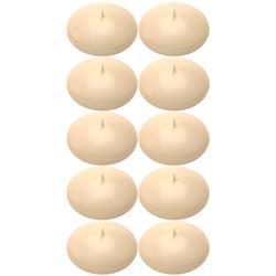 C1301cr Small Floating Candle, Cream - Pack Of 10