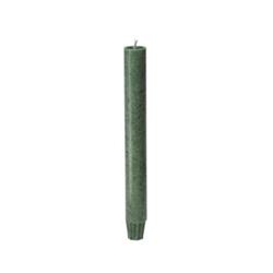 C188pg Footed Vegetable Wax Carriage Taper Candles - Pure Green, Pack Of 10