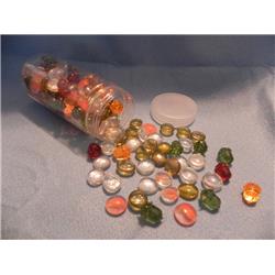 A105am 23 Oz Assorted Fall Glass Gems & Acorns