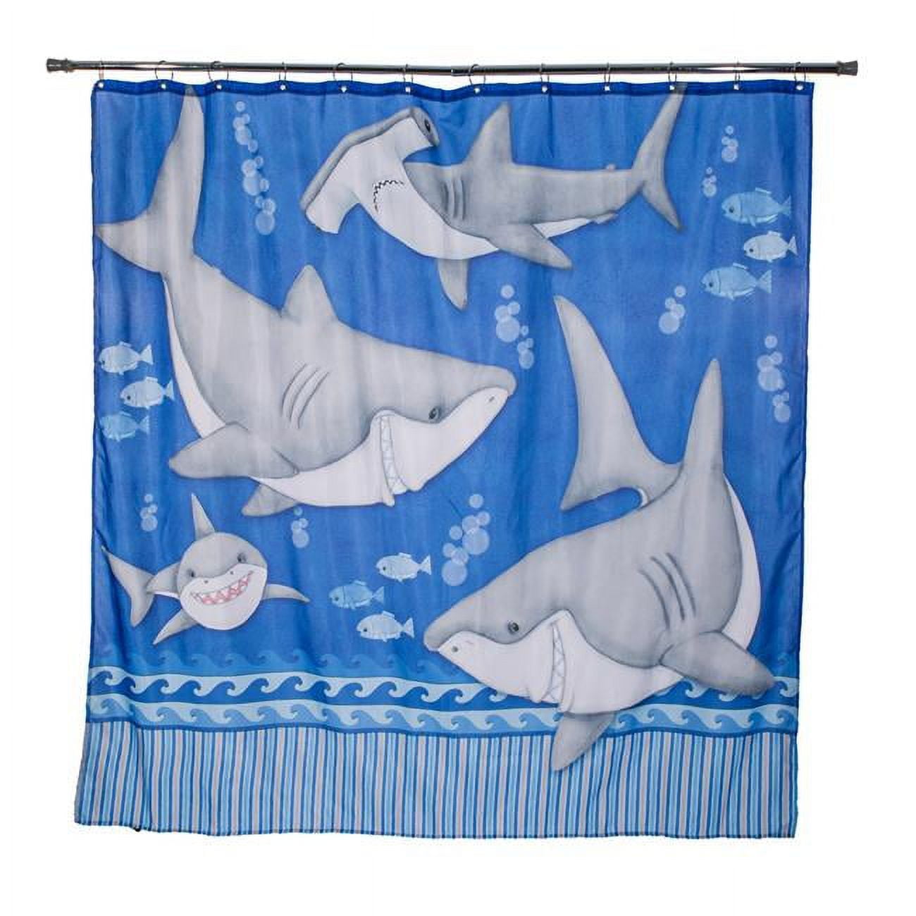 70022 Fishn Sharks - Under Water Shower Curtain