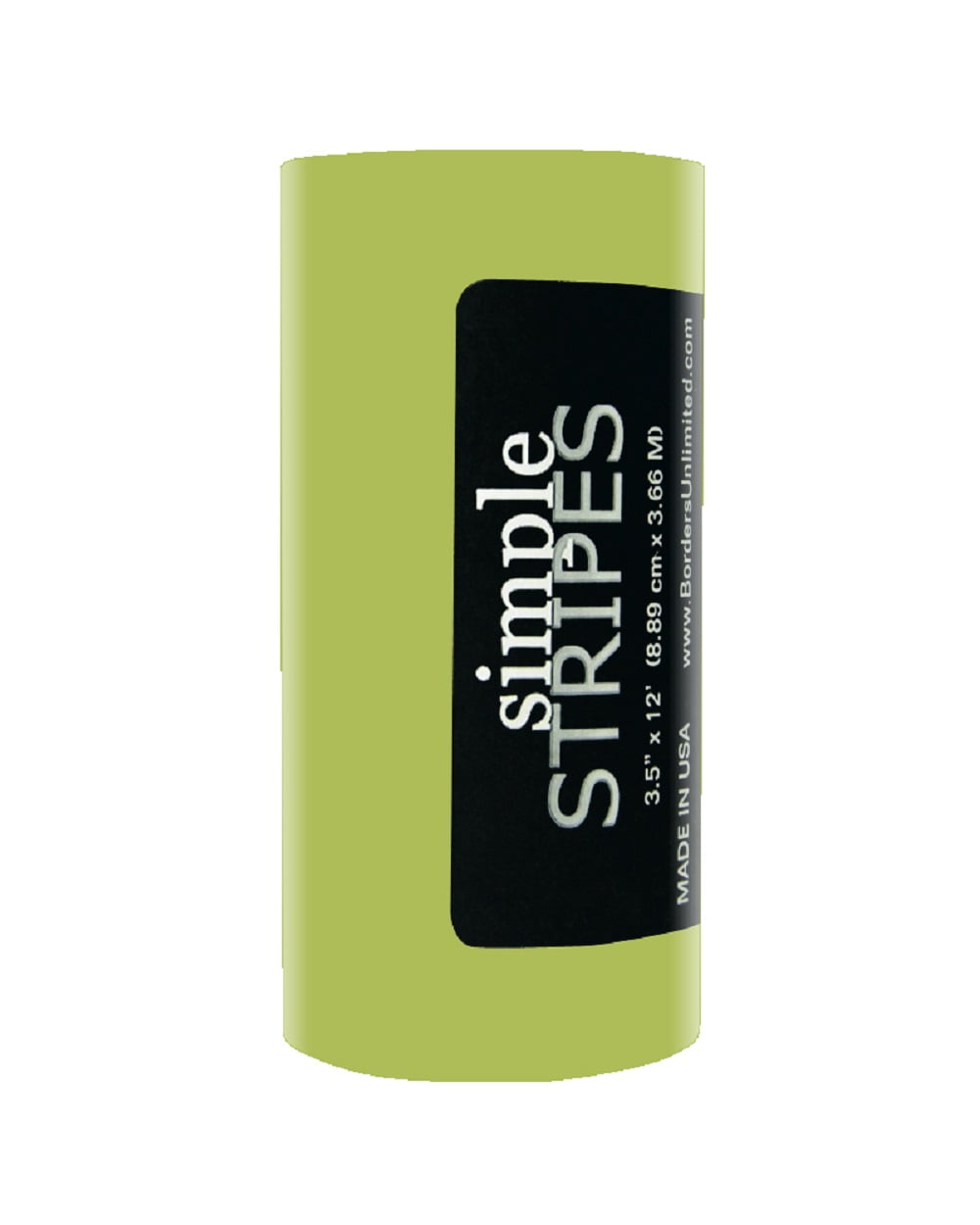 30030 3.5 In. X 12 Ft. Simple Stripes, Lime Zest
