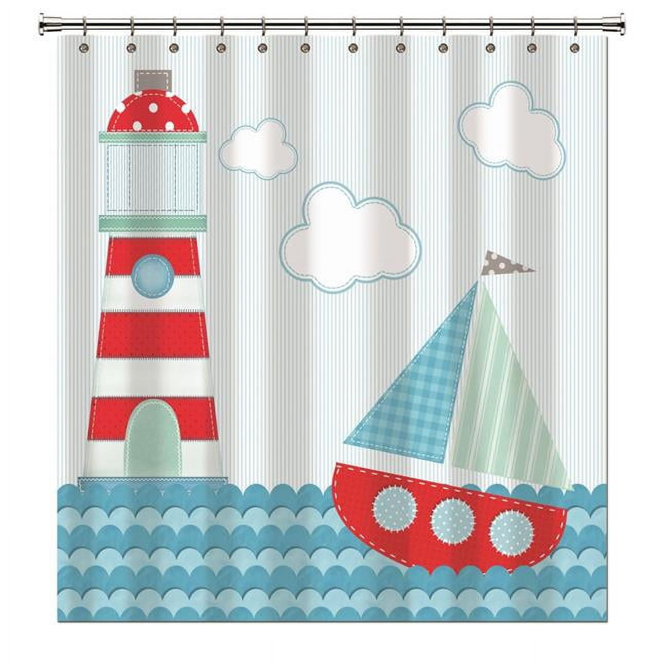 70000 72 X 72 In. Ahoy Shower Curtain